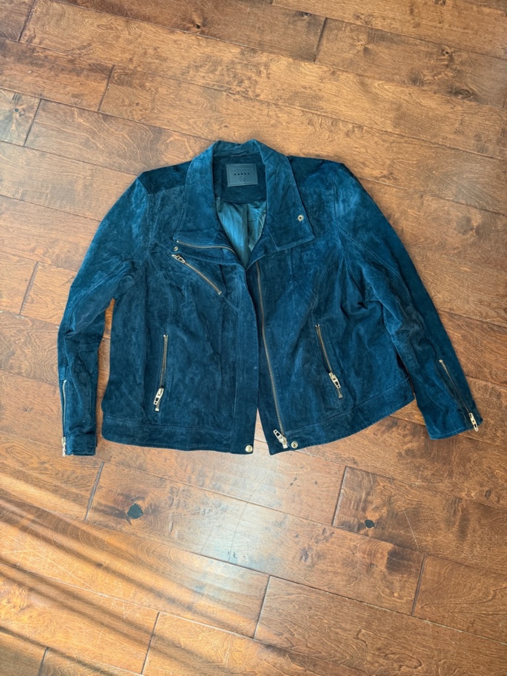 Blank NYC Black Suede Moto Jacket
